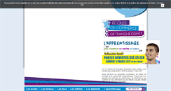 Desktop Screenshot of ecoles-ccifc.com
