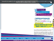 Tablet Screenshot of ecoles-ccifc.com